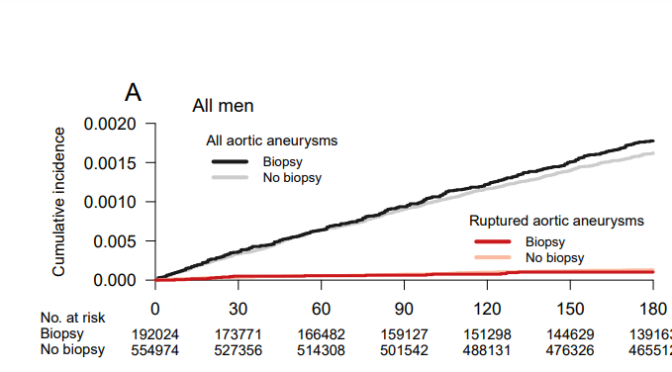 Kortvarig kur med ciprofloxacin ökar inte risken  för aortaaneurysm